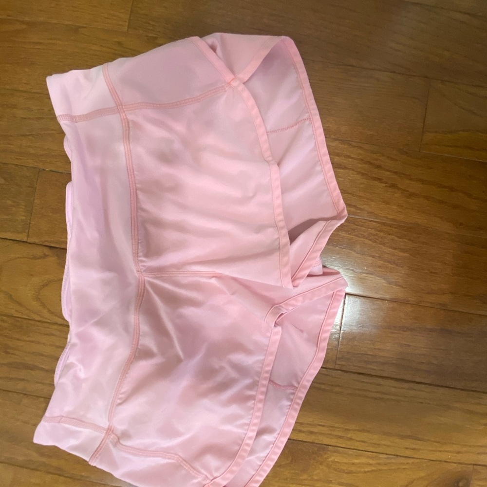 Lululemon Speed Shorts — Size 8 — Pink